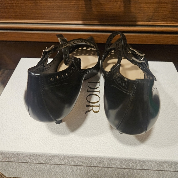 CHRISTIAN DIOR black leather 2019 TEDDY-D Pumps Shoes 36 - Picture 2 of 8
